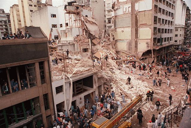 Aftermath of the 1994 bombing 