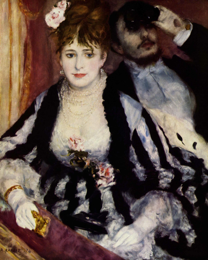 La Loge, Pierre Auguste Renoir